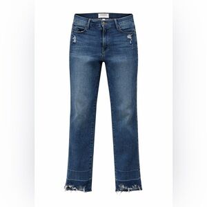 FRAME Le High Straight High Rise Stretch Jeans 27